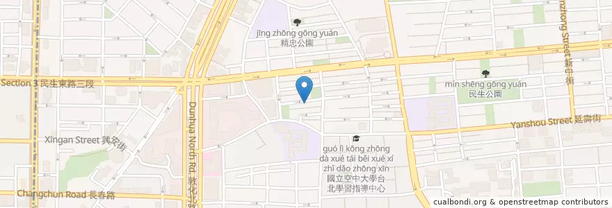 Mapa de ubicacion de 季吉GG韓國餐館 en Tayvan, 新北市, Taipei, 松山區.