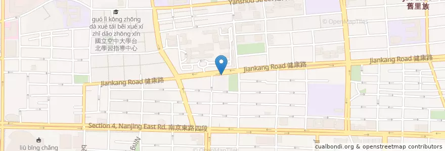 Mapa de ubicacion de 小統一牛排 en Taiwan, 新北市, Taipé, 松山區.