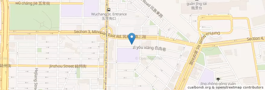 Mapa de ubicacion de 紫竹林滴水坊 en Taiwán, Nuevo Taipéi, Taipéi, 松山區.