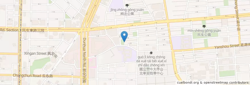 Mapa de ubicacion de 樂雅樂 en Taiwan, Nuova Taipei, Taipei, Distretto Di Songshan.