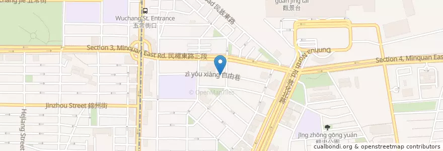 Mapa de ubicacion de 大安料理遊樂場 en 臺灣, 新北市, 臺北市, 松山區.