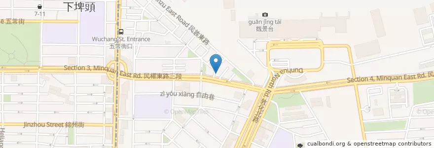 Mapa de ubicacion de 敦厚堂會館 en تايوان, تايبيه الجديدة, تايبيه, 松山區.