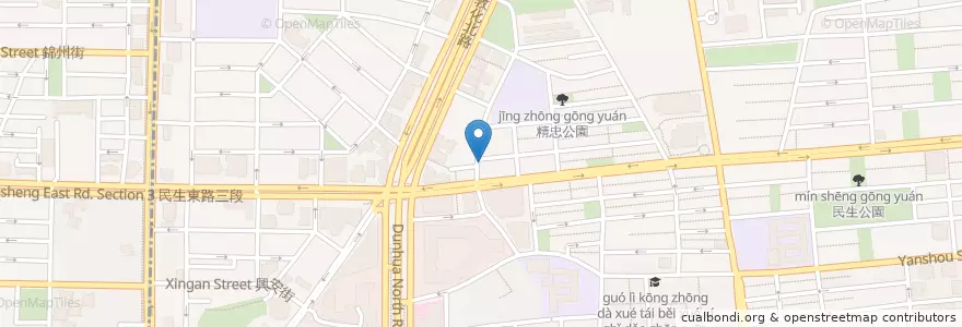 Mapa de ubicacion de 鄉間小路 en Tayvan, 新北市, Taipei, 松山區.