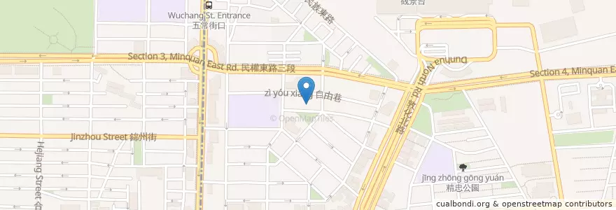 Mapa de ubicacion de 白暮蛋餅先生 en Taiwán, Nuevo Taipéi, Taipéi, 松山區.