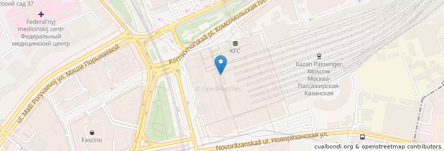 Mapa de ubicacion de Cofix en 러시아, Центральный Федеральный Округ, Москва, Центральный Административный Округ, Красносельский Район.