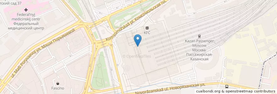 Mapa de ubicacion de Fix story en ロシア, 中央連邦管区, モスクワ, Центральный Административный Округ, Красносельский Район.