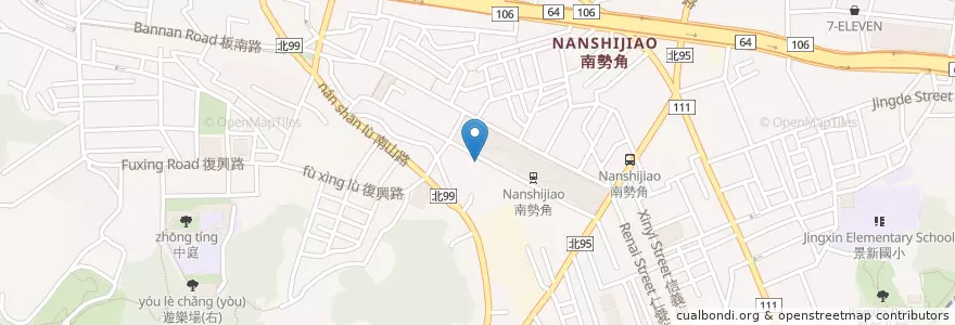 Mapa de ubicacion de 早自己 en 台湾, 新北市, 中和区.