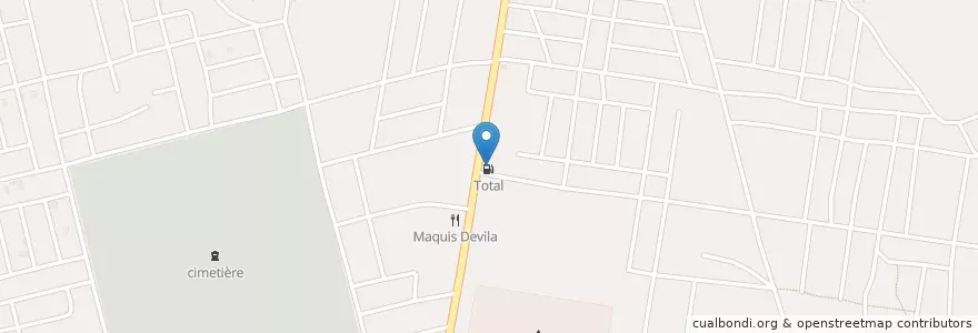 Mapa de ubicacion de Oilibya en Burkina Faso, Centre, Kadiogo, Uagadugú.