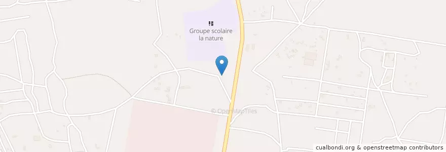 Mapa de ubicacion de OTAM en بوركينا فاسو, الأوسط, Kadiogo, واغادوغو.