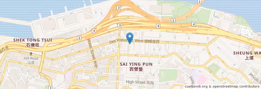 Mapa de ubicacion de The Coffee Academics en 중국, 광둥성, 홍콩, 홍콩섬, 신제, 中西區 Central And Western District.