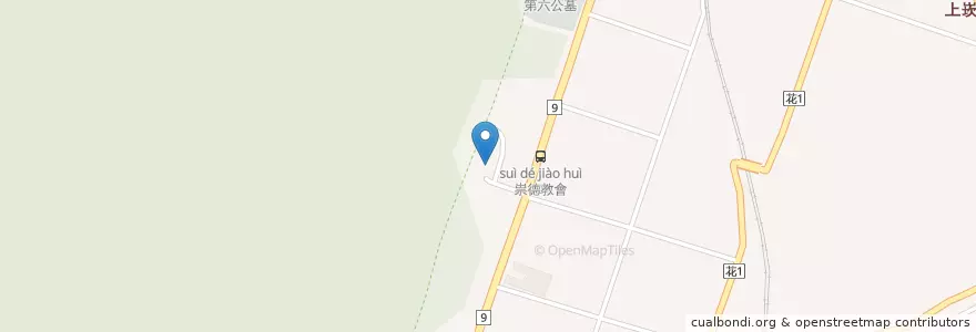 Mapa de ubicacion de 達基力部落風味餐 en تايوان, مقاطعة تايوان, هوالين, 秀林鄉.