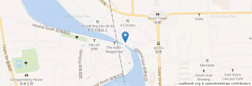 Mapa de ubicacion de 清真·鸦儿李记 en China, Pekín, Hebei, 西城区, 东城区.