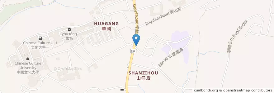 Mapa de ubicacion de 父子廚房 en تایوان, 新北市, تایپه, 士林區.