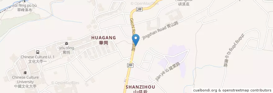 Mapa de ubicacion de 豆漿店 en 台湾, 新北市, 台北市, 士林区.