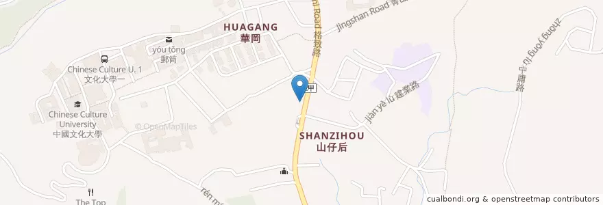 Mapa de ubicacion de 阿國炒羊肉 en Taïwan, Nouveau Taipei, Taipei, District De Shilin.