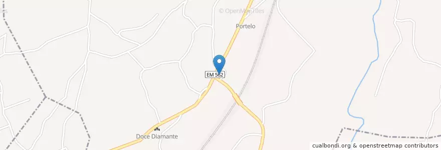 Mapa de ubicacion de Café Barbosa en Portugal, Norte, Braga, Cávado, Barcelos, Cambeses.