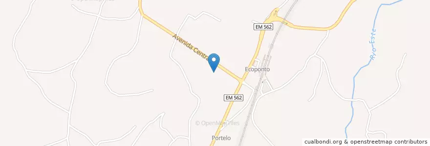 Mapa de ubicacion de Escola Básica de Cambeses en Portugal, Norte, Braga, Cávado, Barcelos, Cambeses.