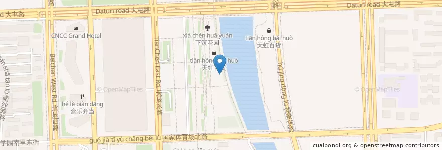 Mapa de ubicacion de 云海肴 en China, Peking, Hebei, 朝阳区 / Chaoyang.