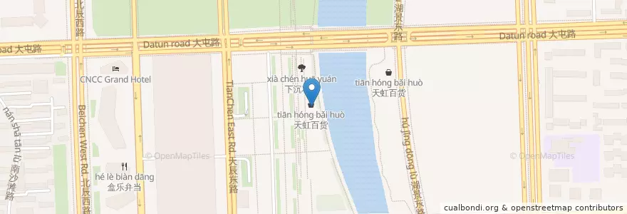 Mapa de ubicacion de 吾悦厨房 en China, Pequim, Hebei, 朝阳区 / Chaoyang.