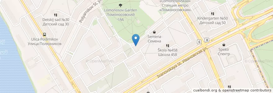 Mapa de ubicacion de Живое пиво en Russia, Northwestern Federal District, Leningrad Oblast, Saint Petersburg, Nevsky District, Ивановский Округ.