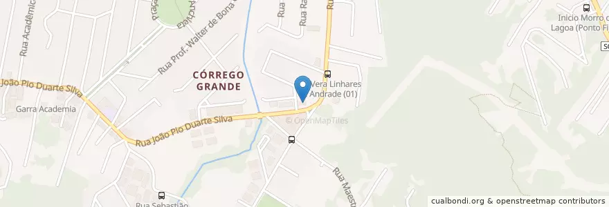 Mapa de ubicacion de Restaurante Vó Velha en 브라질, 남부지방, 산타카타리나, Microrregião De Florianópolis, Região Geográfica Intermediária De Florianópolis, 플로리아노폴리스.