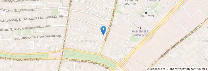 Mapa de ubicacion de Blueberry Haze en Rusia, Центральный Федеральный Округ, Москва, Центральный Административный Округ, Красносельский Район.