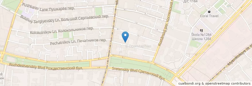 Mapa de ubicacion de High Guard Clinic en Russie, District Fédéral Central, Moscou, Центральный Административный Округ, Красносельский Район.