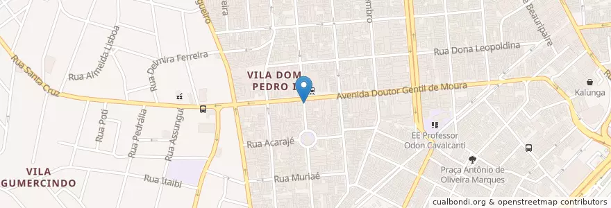 Mapa de ubicacion de Ponto de táxi 2895 en Brasilien, Südosten, São Paulo, Região Geográfica Intermediária De São Paulo, Região Metropolitana De São Paulo, Região Imediata De São Paulo, São Paulo.