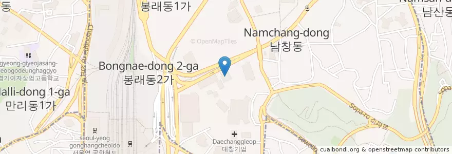 Mapa de ubicacion de egg drop en Corea Del Sud, Seul, 중구.