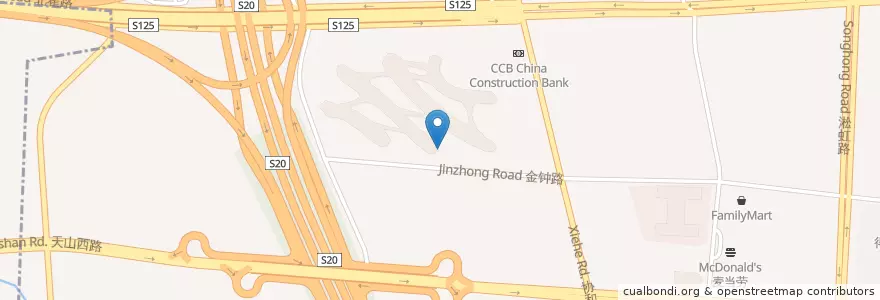Mapa de ubicacion de Lab 18 en China, Shanghái, Changning.