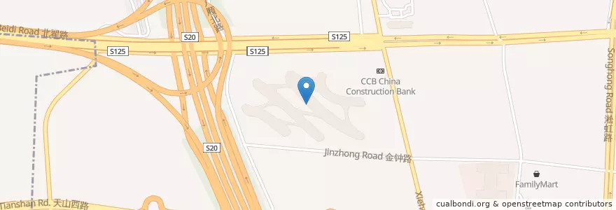 Mapa de ubicacion de 师傅李 en China, Shanghai, Changning.