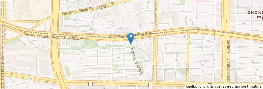 Mapa de ubicacion de 藝文展演空間｜行者 en Tayvan, 新北市, Taipei, 大安區.