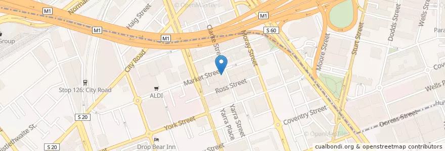 Mapa de ubicacion de Dead Man Espresso en Australië, Victoria, City Of Port Phillip.