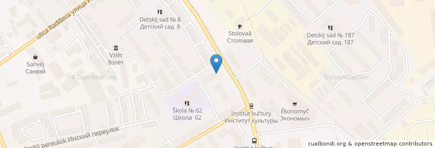 Mapa de ubicacion de Полидент en Россия, Дальневосточный Федеральный Округ, Хабаровский Край, Городской Округ Хабаровск.