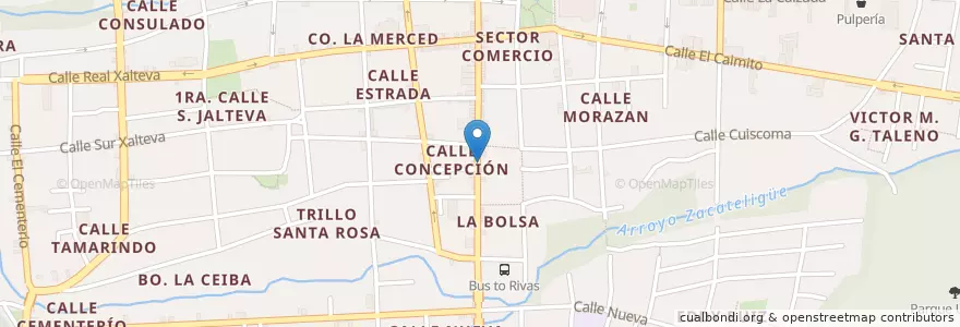 Mapa de ubicacion de Tostometro en Nicaragua, Granada, Granada (Municipio).