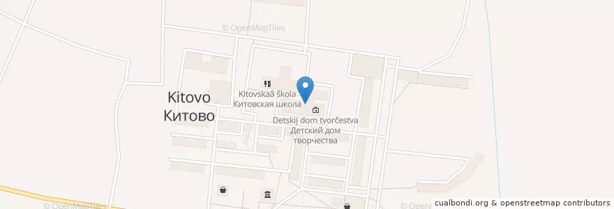 Mapa de ubicacion de Детский дом творчества en Rusia, Distrito Federal Central, Óblast De Ivánovo, Шуйский Район, Китовское Сельское Поселение.