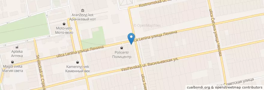 Mapa de ubicacion de Совкомбанк en Rusia, Distrito Federal Central, Óblast De Ivánovo, Шуйский Район, Городской Округ Шуя.