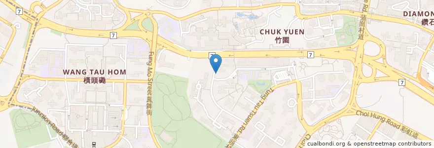 Mapa de ubicacion de 醉和里 en Çin, Guangdong, Hong Kong, Yeni Bölgeler, Kowloon, 黃大仙區 Wong Tai Sin District, 九龍城區 Kowloon City District.