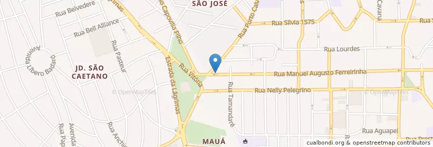 Mapa de ubicacion de Centro de Umbanda Raio de Sol en Brasile, Regione Sudest, San Paolo, Região Geográfica Intermediária De São Paulo, Região Metropolitana De São Paulo, Região Imediata De São Paulo, São Caetano Do Sul.