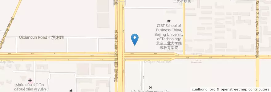 Mapa de ubicacion de Community Hospital en 中国, 北京市, 河北省, 海淀区.