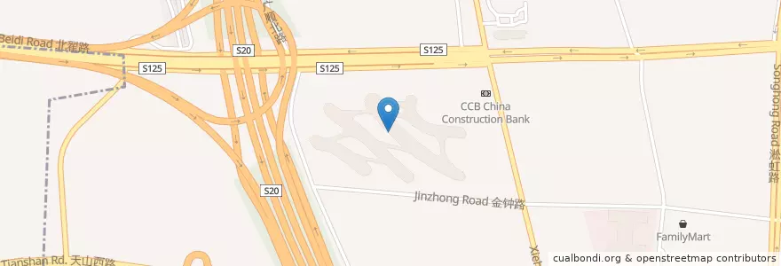 Mapa de ubicacion de 聚莲之声 en China, Xangai, 长宁区.