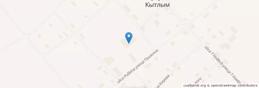 Mapa de ubicacion de МБОУ СОШ №33 en Russia, Ural Federal District, Sverdlovsk Oblast, Northern Administrative District, Городской Округ Карпинск.
