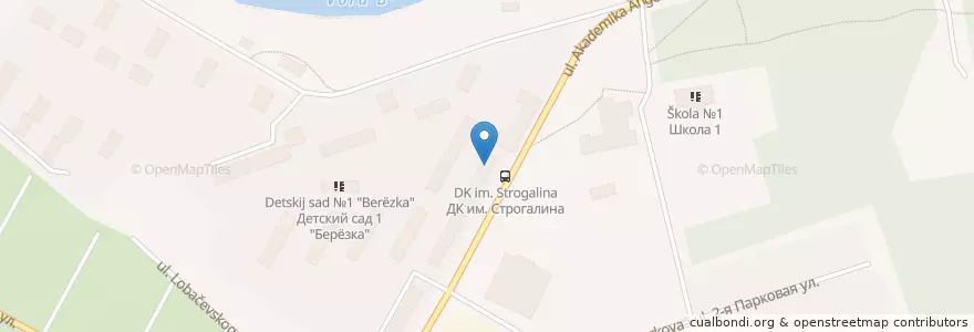 Mapa de ubicacion de Почта Банк en Rússia, Distrito Federal Central, Oblast De Moscou, Городской Округ Красноармейск.