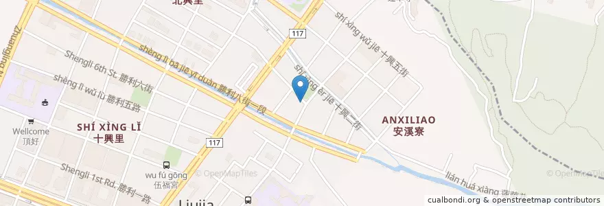 Mapa de ubicacion de 車太炫投幣自助洗車廣場 竹北嘉興店 en 타이완, 타이완성, 신주 현, 주베이 시.