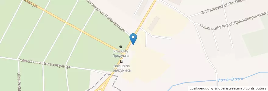 Mapa de ubicacion de Арагви en روسيا, Центральный Федеральный Округ, محافظة موسكو, Городской Округ Красноармейск.