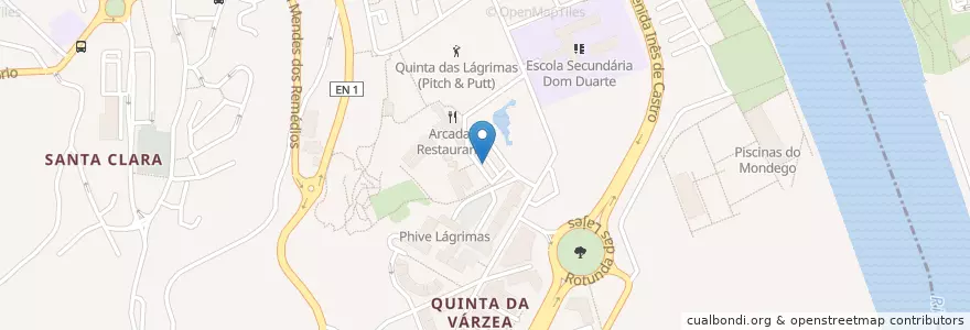 Mapa de ubicacion de Parque de Estacionamento en 포르투갈, Centro, Baixo Mondego, Coimbra, Coimbra, Santa Clara E Castelo Viegas.