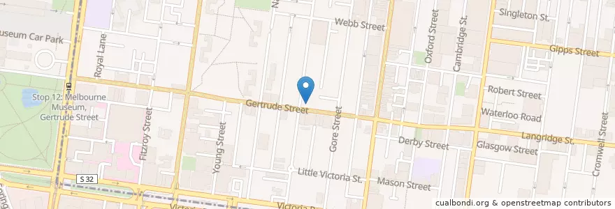 Mapa de ubicacion de Archive's All Day en Australien, Victoria, City Of Yarra.