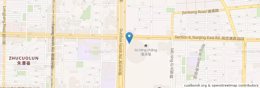 Mapa de ubicacion de 鼎太郎今川燒 en 台湾, 新北市, 台北市, 松山区.