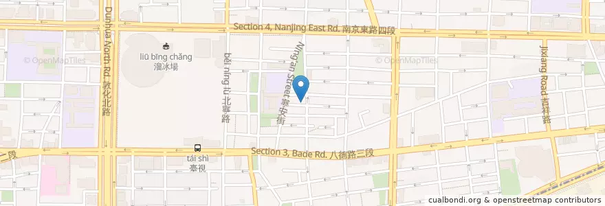 Mapa de ubicacion de 加寶多 en Taiwan, 新北市, Taipé, 松山區.