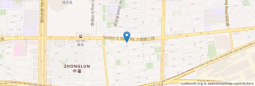 Mapa de ubicacion de 欣海岸 en 臺灣, 新北市, 臺北市, 松山區.